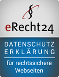 Siegel eRecht24 für Datenschutzerklärung-Astedia